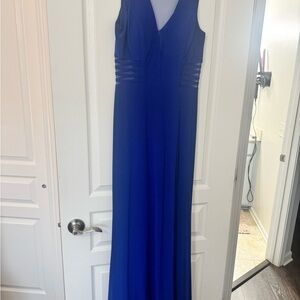 Royal Blue Sleeveless Maxi Dress